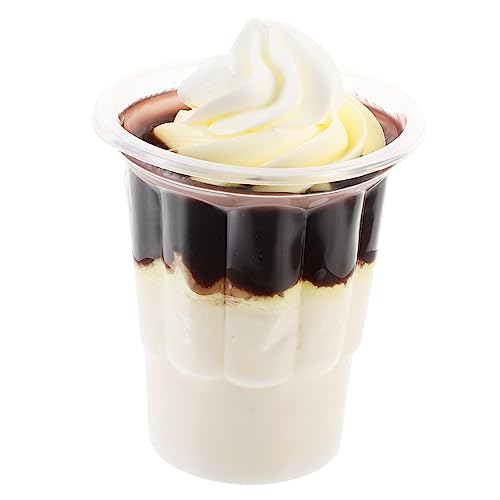 HANABASS 1Stück Künstliches Eiscreme Modell aus Hochwertigem Material Simuliertes Eisspielzeug für Party Dekoration und Foto Requisiten Schokoladenvariante HANABASS 1Stück Künstliches Eiscreme Modell aus Hochwertigem Material Simuliertes Eisspielzeug für Party Dekoration und Foto Requisiten Schokoladenvariante von HANABASS