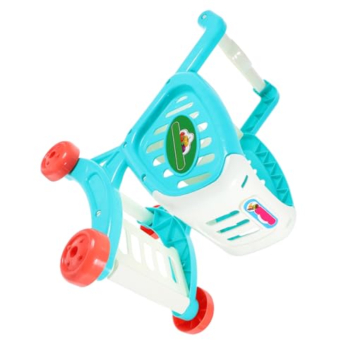 HANABASS Einkaufswagen Spielzeug für Kinder Kleiner Simulationswagen mit Rädern Puppen Aufbewahrung für Rollenspiele und Einkaufsabenteuer HANABASS Einkaufswagen Spielzeug für Kinder Kleiner Simulationswagen mit Rädern Puppen Aufbewahrung für Rollenspiele und Einkaufsabenteuer von HANABASS