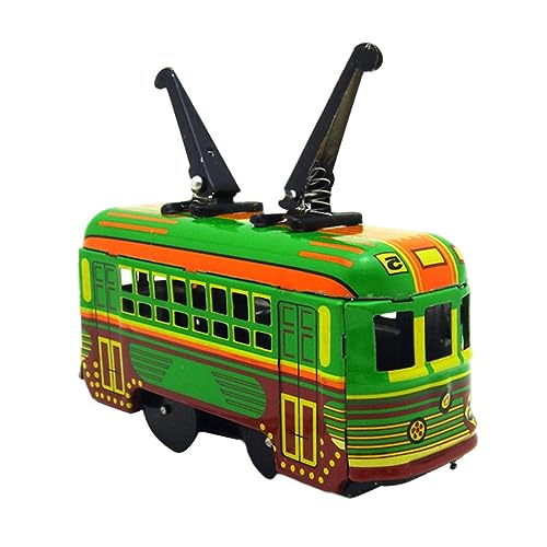 HANABASS 1Stück Retro Clockwork Tramcar aus Hochwertigem Tragbar Fördert Frühe Bildung für Innen und Außenbereich HANABASS 1Stück Retro Clockwork Tramcar aus Hochwertigem Tragbar Fördert Frühe Bildung für Innen und Außenbereich von HANABASS