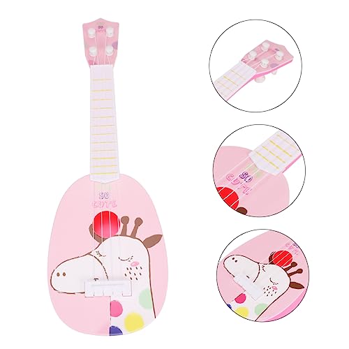HANABASS 1Stück Saiten Gitarrenspielzeug Cartoon REH Musikinstrument für Frühpädagogisches für Jungen für Drinnen und Draußen von HANABASS
