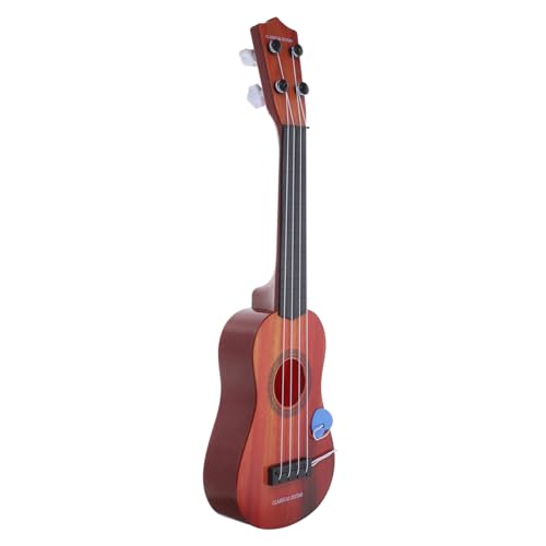 HANABASS 1Stück Ukulele Gitarre für Anfänger Barock Musikinstrument für Jungen und Fördert Kreative Eltern Junge Mädchen Beziehungen und Musikalität von HANABASS