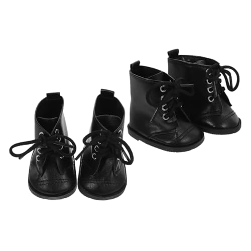 HANABASS Puppenschuhe für 18-Zoll Mädchenpuppen PU Leder Stiefel Puppen Accessoires für Kreatives Ankleiden HANABASS Puppenschuhe für 18-Zoll Mädchenpuppen PU Leder Stiefel Puppen Accessoires für Kreatives Ankleiden von HANABASS
