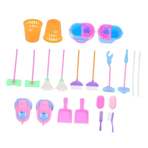 HANABASS 2 Sätze 18 Stück Puppenreinigungswerkzeug Reinigungsspielzeug Für Kinderhausreinigungsspielzeug Reinigen Mini-Besen Colorful Plastik Zufällige Farbe HANABASS 2 Sätze 18 Stück Puppenreinigungswerkzeug Reinigungsspielzeug Für Kinderhausreinigungsspielzeug Reinigen Mini-Besen Colorful Plastik Zufällige Farbe von HANABASS