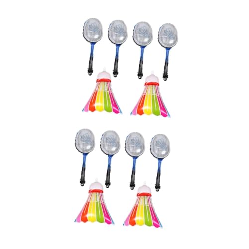 HANABASS 2 Sätze Aufblasbare Badminton Ballons Leichtes Aluminiumfolie Partydeko für Sportmotto Geburtstage Große Bunte Federbälle Blaue Badmintonschläger Ballons HANABASS 2 Sätze Aufblasbare Badminton Ballons Leichtes Aluminiumfolie Partydeko für Sportmotto Geburtstage Große Bunte Federbälle Blaue Badmintonschläger Ballons von HANABASS