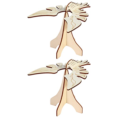 HANABASS 2 Sätze Balance Bird DIY Balancierender Vogel aus Holz für Physikalische Experimente für Schüler und Lehrkräfte über Gravitation und Mechanik von HANABASS