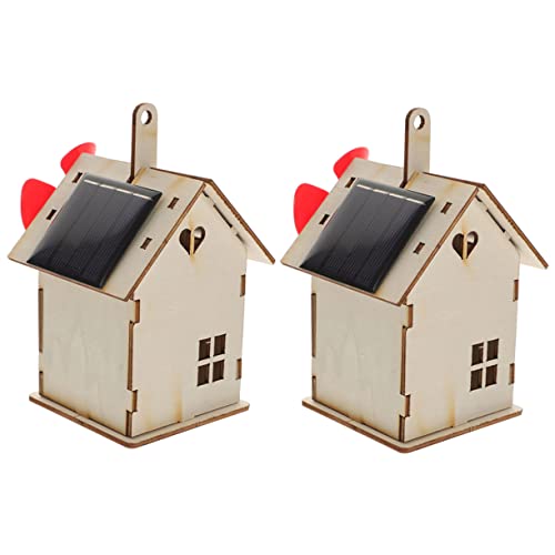 HANABASS 2 Sätze DIY Solar Kits für für Kleine Solarhäuser Wissenschaftsprojekt für Kreative Experimente und Handwerkliche Fähigkeiten für Geburtstage und Feiertage von HANABASS
