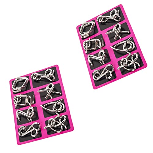 HANABASS 2 Satz Entwirrung Puzzle Spielzeug für Kinder und Erwachsene Metall Draht Iq Puzzles Denksportaufgabe Konzentration Fördern Geschenkidee für Kreative HANABASS 2 Satz Entwirrung Puzzle Spielzeug für Kinder und Erwachsene Metall Draht Iq Puzzles Denksportaufgabe Konzentration Fördern Geschenkidee für Kreative von HANABASS