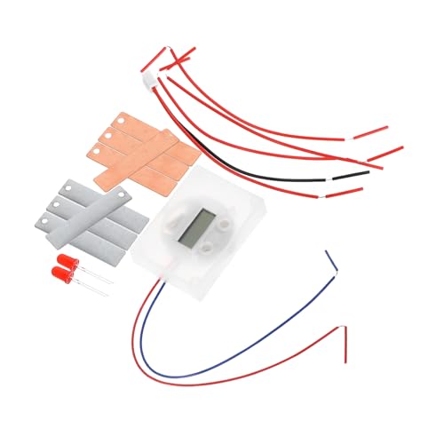 HANABASS 2 Sätze Fruchtbatterie Experimentierset mit Elektronischer Uhr DIY Stromerzeugung Wissenschaft Bausatz für Lernspielzeug Handfertigkeit und Naturwissenschaftlichem Verständnis von HANABASS