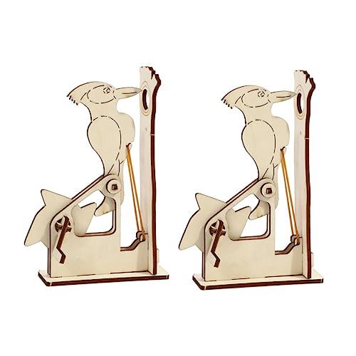 HANABASS 2 Sätze Holzpuzzle Spielzeugset Kreatives DIY Holzspielzeug für Lehrreiches Modell Teiliges Geeignet für Bastel und Lernaktivitäten HANABASS 2 Sätze Holzpuzzle Spielzeugset Kreatives DIY Holzspielzeug für Lehrreiches Modell Teiliges Geeignet für Bastel und Lernaktivitäten von HANABASS