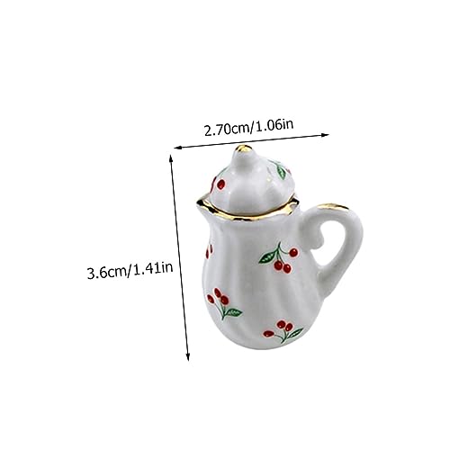 HANABASS 2 Sätze Mini -kirschkeramik -Topf Kleines Hausmodell Mini-tassen Mini-wasserkocher Feenhausverzierung Miniatur-aufbewahrungsbehälter Kleine Hausmöbel Miniatur-Life-Scene-Accessoire HANABASS 2 Sätze Mini -kirschkeramik -Topf Kleines Hausmodell Mini-tassen Mini-wasserkocher Feenhausverzierung Miniatur-aufbewahrungsbehälter Kleine Hausmöbel Miniatur-Life-Scene-Accessoire von HANABASS