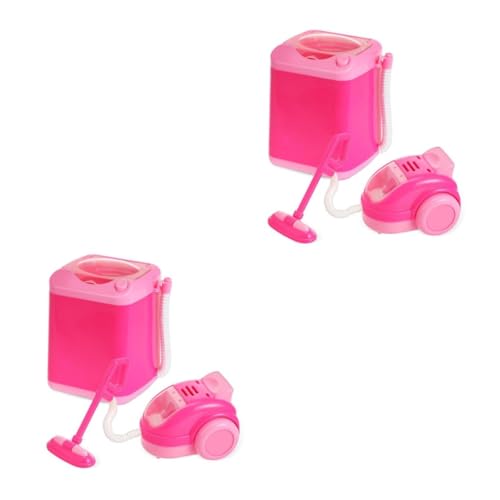 HANABASS 2 Sätze Miniatur Waschmaschine und Staubsauger Spielset für Kleinkinder Realistisches Puppenhaus Reinigungszubehör Fördert Fantasie Motorische Fähigkeiten und Spielerisches Lernen HANABASS 2 Sätze Miniatur Waschmaschine und Staubsauger Spielset für Kleinkinder Realistisches Puppenhaus Reinigungszubehör Fördert Fantasie Motorische Fähigkeiten und Spielerisches Lernen von HANABASS