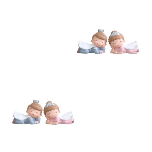 HANABASS 2 Sätze Prinzen- Und Prinzessinnenschmuck Ornament Charaktermodell Mini-figuren-topper Figuren Kuchen Schmückt Harz 2 Stücke * 2 HANABASS 2 Sätze Prinzen- Und Prinzessinnenschmuck Ornament Charaktermodell Mini-figuren-topper Figuren Kuchen Schmückt Harz 2 Stücke * 2 von HANABASS
