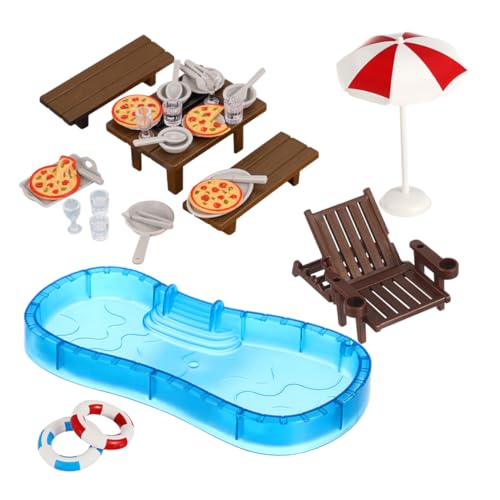 HANABASS 2 Sätze Puppenhaus-Schwimmbad Puppenhauszubehör Puppenhausstrand Strand-Miniatur-Puppenhaus-Dekoration Miniaturhauszubehör Mini-Puppenhaus- Puppenhaus-Gadgets Plastik HANABASS 2 Sätze Puppenhaus-Schwimmbad Puppenhauszubehör Puppenhausstrand Strand-Miniatur-Puppenhaus-Dekoration Miniaturhauszubehör Mini-Puppenhaus- Puppenhaus-Gadgets Plastik von HANABASS