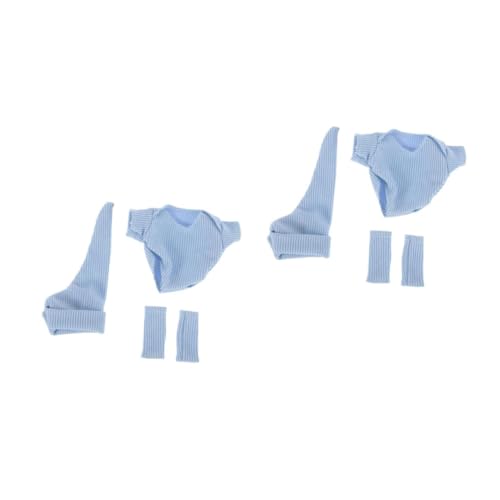 HANABASS 2 Sätze Puppenkleidung für Puppen mit Kleidung Schuhen und Hut Modisches Outfit für Anziehen und DIY Puppenrock Passend für Puppen Realistisches Design von HANABASS