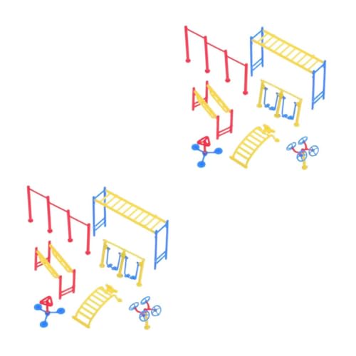 HANABASS 2 Sätze Realistisches Miniatur Fitnessgeräte Set Maßstab Winzige Outdoor Sportausrüstung Modell für Puppenhaus Schreibtisch Deko Tragbare Mini Trainingsgeräte für Kreative Fitness HANABASS 2 Sätze Realistisches Miniatur Fitnessgeräte Set Maßstab Winzige Outdoor Sportausrüstung Modell für Puppenhaus Schreibtisch Deko Tragbare Mini Trainingsgeräte für Kreative Fitness von HANABASS