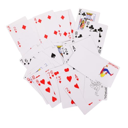 HANABASS 2 Sätze Unvollendete Papier Pokerkarten für DIY Projekte Einseitige Sublimationskarten Hitzetransfer Karten für Kreative Kartenspiele und Persönliche Designs HANABASS 2 Sätze Unvollendete Papier Pokerkarten für DIY Projekte Einseitige Sublimationskarten Hitzetransfer Karten für Kreative Kartenspiele und Persönliche Designs von HANABASS
