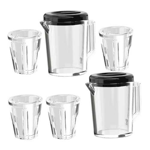 HANABASS 2 Sets Puppenhaus Transparente Wasserkocher Tassen Puppenhaus Porzellan Für Mini Getränkebecher Miniatur Bar Zubehör Mini Wasserspender Winzige Wassertasse Kleine Wasserkanne HANABASS 2 Sets Puppenhaus Transparente Wasserkocher Tassen Puppenhaus Porzellan Für Mini Getränkebecher Miniatur Bar Zubehör Mini Wasserspender Winzige Wassertasse Kleine Wasserkanne von HANABASS