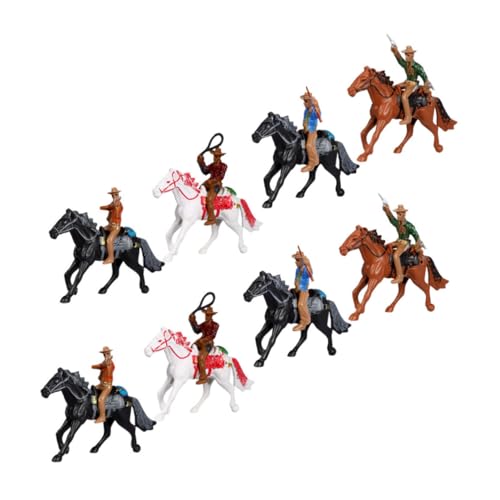 HANABASS 2 Sets Reiten Modell Cowboy Cowboy Figur Cowboy Action Figur Kunststoff HANABASS 2 Sets Reiten Modell Cowboy Cowboy Figur Cowboy Action Figur Kunststoff von HANABASS