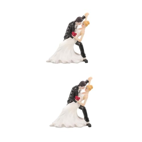 HANABASS 2 Stck. Cake Topper Resin Brautpaar Figuren zur Dekoration für Hochzeitstorten Tortenaufsätze für Hochzeitsfeiern Sicher für Unvergessliche HANABASS 2 Stck. Cake Topper Resin Brautpaar Figuren zur Dekoration für Hochzeitstorten Tortenaufsätze für Hochzeitsfeiern Sicher für Unvergessliche von HANABASS