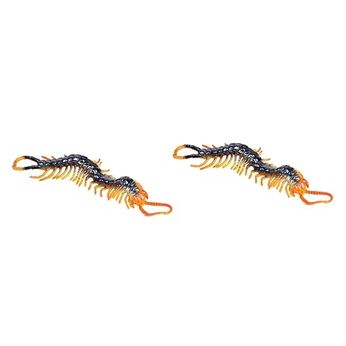 HANABASS 2 Stck. Realistisches Kunst Wurm Lustiges und Sicheres Insektenmodell für Streiche und Partydekoration von HANABASS