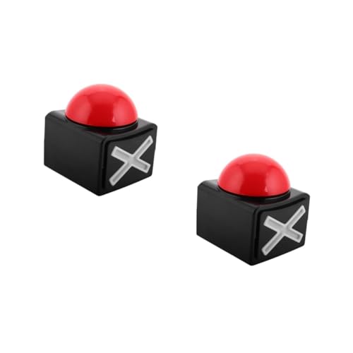 HANABASS 2 Stück Antwort Buzzer mit Klarem und Tragbarem Design für Quizspiele Party und Familienaktivitäten für Unterricht und Interaktive Wettkämpfe Kompakter Spielknopf mit Hörbarem HANABASS 2 Stück Antwort Buzzer mit Klarem und Tragbarem Design für Quizspiele Party und Familienaktivitäten für Unterricht und Interaktive Wettkämpfe Kompakter Spielknopf mit Hörbarem von HANABASS