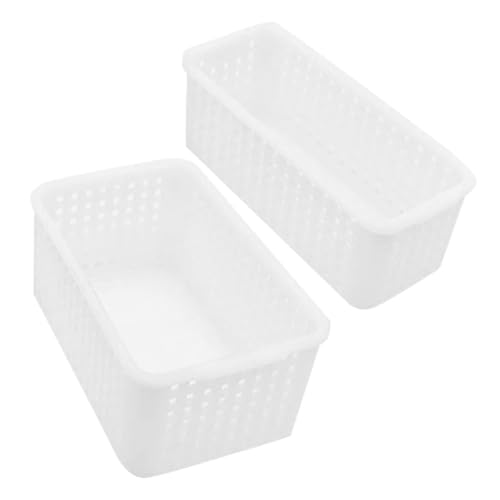 HANABASS 2 Stück Aufbewahrungskorb Aufbewahrungskorb Gewebte Puppenweide Kleines DIY Süßer Korb Winzige Miniaturkörbe Kleine Organizer Bunte Aufbewahrungsbehälter Modelle von HANABASS