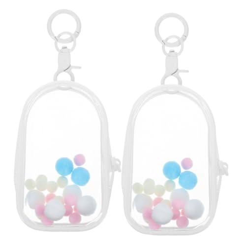 HANABASS 2 Stück Babytasche Zeigen Puppe Ausstellungstasche Klarsichtvitrine Für Figuren Durchsichtige Aufbewahrungstasche Für Puppen Kleine Puppenvitrine Transparent PVC von HANABASS