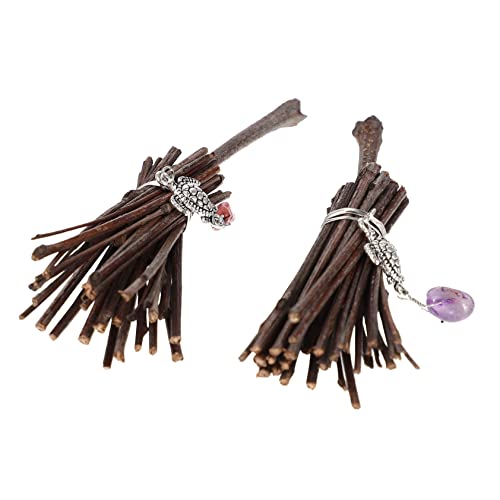 HANABASS 2 Stück Besen Anhänger Mini Halloween Wohnkultur Dekorationen Halloween-Besen-Handwerk Hexenbesen Halloween Hängen Kleine Handwerke Mit Hexenbesen Dekorativ Hausbedarf Zweig HANABASS 2 Stück Besen Anhänger Mini Halloween Wohnkultur Dekorationen Halloween-Besen-Handwerk Hexenbesen Halloween Hängen Kleine Handwerke Mit Hexenbesen Dekorativ Hausbedarf Zweig von HANABASS