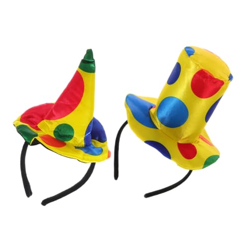 HANABASS 2 Stück Clown Haarreif Halloween Auffälliges Party Kopfband mit Universeller Größe Bequemes Langlebiges Stirnband für Damen und Herren Karneval Cosplay Zubehör HANABASS 2 Stück Clown Haarreif Halloween Auffälliges Party Kopfband mit Universeller Größe Bequemes Langlebiges Stirnband für Damen und Herren Karneval Cosplay Zubehör von HANABASS