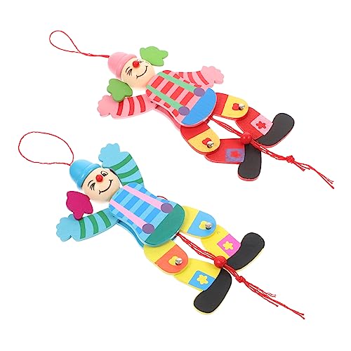 HANABASS 2 Stück Clown Marionetten aus Holz Interaktive Puppen für Handgefertigt Vielseitig Einsetzbar für Puppentheater und Kreative Spielstunden Zufällige Farbe Zufällige Farbe HANABASS 2 Stück Clown Marionetten aus Holz Interaktive Puppen für Handgefertigt Vielseitig Einsetzbar für Puppentheater und Kreative Spielstunden Zufällige Farbe Zufällige Farbe von HANABASS