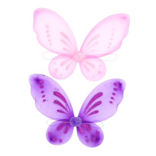 HANABASS 2 Stück Cosplay Schmetterlingsflügel Requisite Rosa Kostüm Für Weiß Led Hoch Schmetterlingsflügel Stütze Cosplay-partyzubehör Mädchen Cosplay Flügel Nylon HANABASS 2 Stück Cosplay Schmetterlingsflügel Requisite Rosa Kostüm Für Weiß Led Hoch Schmetterlingsflügel Stütze Cosplay-partyzubehör Mädchen Cosplay Flügel Nylon von HANABASS