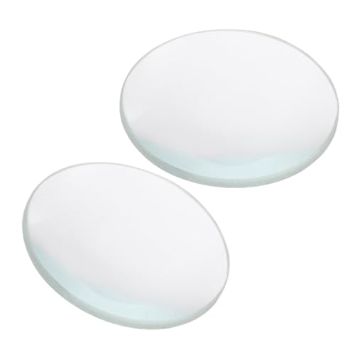 HANABASS 2 Stück Doppelkonvexlinse mit Brennweite Optische Glaslinse für Physikunterricht und Experimente für Lernmaterialien und Demonstrationen HANABASS 2 Stück Doppelkonvexlinse mit Brennweite Optische Glaslinse für Physikunterricht und Experimente für Lernmaterialien und Demonstrationen von HANABASS