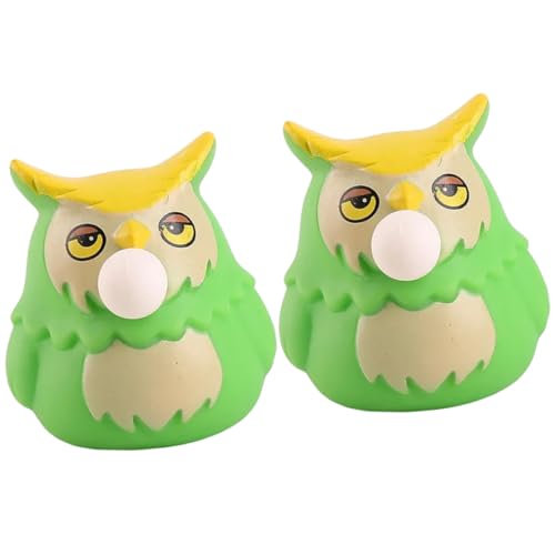 HANABASS 2 Stück Entpeak -Eulenspielzeug Neuheit Relief Squeeze weiches Quetschspielzeug quetschen Wutabbauspielzeug Lustiges Green HANABASS 2 Stück Entpeak -Eulenspielzeug Neuheit Relief Squeeze weiches Quetschspielzeug quetschen Wutabbauspielzeug Lustiges Green von HANABASS