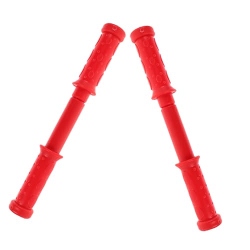 HANABASS 2 Stück Ergonomische Kunststoff-Griffe für Schaukeltier rutschfeste Ersatzgriffe Schaukelpferd Komfortable Hygienische Haltegriffe Passend für DIY von HANABASS