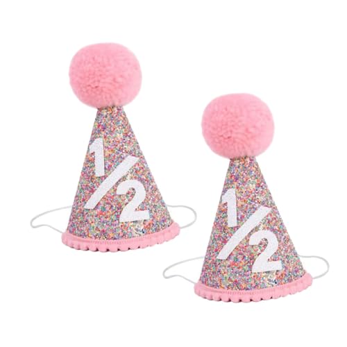 HANABASS 2 Stück Geburtstagskrone Glitzernde Partyhüte für Monate Geburtstagsfeier Fotorequisiten für Jungen und Mädchen Dekoration für HANABASS 2 Stück Geburtstagskrone Glitzernde Partyhüte für Monate Geburtstagsfeier Fotorequisiten für Jungen und Mädchen Dekoration für von HANABASS