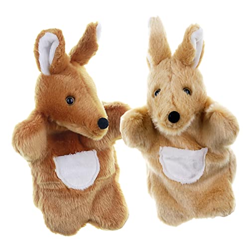 HANABASS 2 Stück Handpuppenspielzeug Kleinkind Handpuppen Handpuppen Fingerpuppen Für Kleinkinder Tierische Fingerpuppe Zum Geschichtenerzählen Flanell von HANABASS