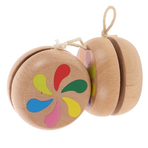 HANABASS 2 Stück Holz Yoyos für Reaktionsfreudige Spielzeuge für Anfänger Handgefertigtes Lernspielzeug zur Entwicklung von Geschicklichkeit und Koordination für Outdoor Aktivitäten HANABASS 2 Stück Holz Yoyos für Reaktionsfreudige Spielzeuge für Anfänger Handgefertigtes Lernspielzeug zur Entwicklung von Geschicklichkeit und Koordination für Outdoor Aktivitäten von HANABASS