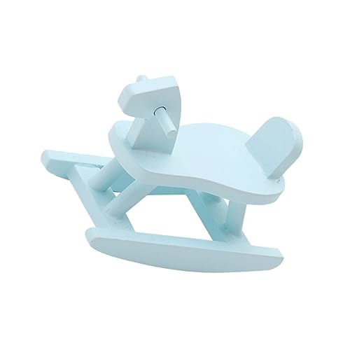 HANABASS 2stücke Mini Holz Pferd Dekoration Ornament Für Mini Landschaft Puppenhaus Zubehör Sicheres Spielzeug Aus Hochwertigem Holz Für Sammler von HANABASS