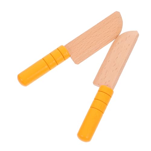 HANABASS 2 Stück Holzspielzeug Aus Holzküchenmesser Cutter Simulationsspielzeug Küchengeräte Für Kleinkinder Küche Geschirr Küchenspielzeug Küchenutensilien, HANABASS 2 Stück Holzspielzeug Aus Holzküchenmesser Cutter Simulationsspielzeug Küchengeräte Für Kleinkinder Küche Geschirr Küchenspielzeug Küchenutensilien, von HANABASS