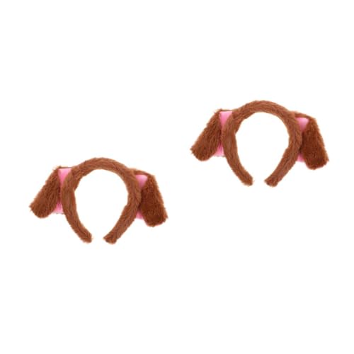 HANABASS 2 Stück Hundekostüm Stirnband mit Realistischen Hundeohren Leichtes Komfortables Accessoire für Cosplay Karneval Party und Fotoshootings Geeignet für Altersgruppen HANABASS 2 Stück Hundekostüm Stirnband mit Realistischen Hundeohren Leichtes Komfortables Accessoire für Cosplay Karneval Party und Fotoshootings Geeignet für Altersgruppen von HANABASS