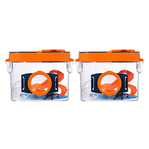 HANABASS 2 Stück Insekten Beobachtungsboxen mit Vergrößerungsglas Outdoor für Biologisches Lehrmaterial für Erkunden der Natur HANABASS 2 Stück Insekten Beobachtungsboxen mit Vergrößerungsglas Outdoor für Biologisches Lehrmaterial für Erkunden der Natur von HANABASS