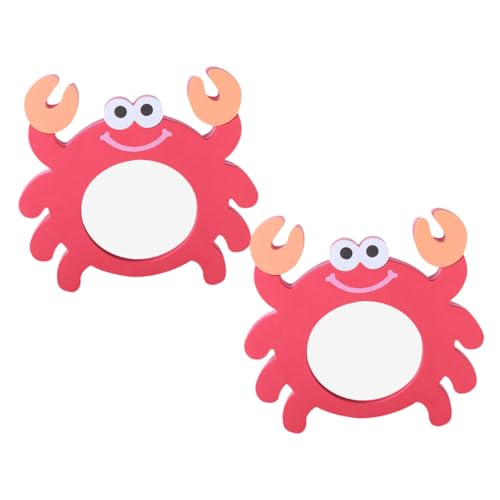 HANABASS 2 Stück Kinderbadspiegel Badezimmerspielzeug Spiegel-badespielzeug Kinderbad Spielzeugspiegel Cartoon-Spiegel- Badkrabbenspiegel Rosa Acryl HANABASS 2 Stück Kinderbadspiegel Badezimmerspielzeug Spiegel-badespielzeug Kinderbad Spielzeugspiegel Cartoon-Spiegel- Badkrabbenspiegel Rosa Acryl von HANABASS