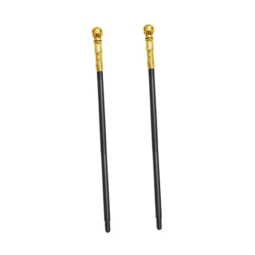 HANABASS 2 Stück Königliche Scepter für Kostüme Leichte Abnehmbare Bühnenrequisiten aus Robustem Kunststoff für Halloween und Cosplay Events HANABASS 2 Stück Königliche Scepter für Kostüme Leichte Abnehmbare Bühnenrequisiten aus Robustem Kunststoff für Halloween und Cosplay Events von HANABASS