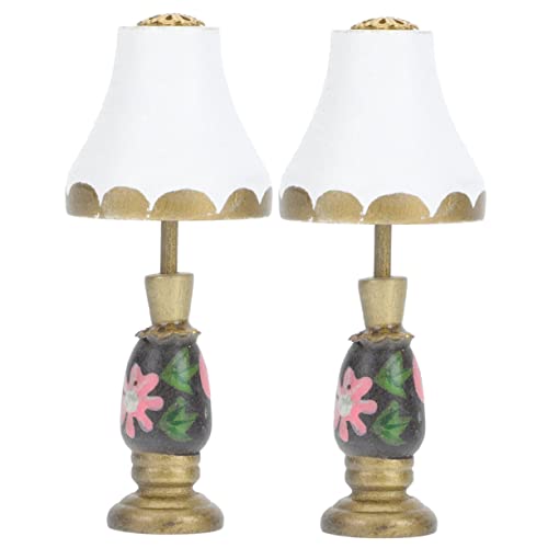 HANABASS 2 Stück Lampenmodell Puppenhaustischlampe Puppenhaus-Miniaturlicht Dollhouse -Nachtlampe Schreibtisch Puppenlampe Nachttisch Miniatur-Simulationslampe Miniatur-Hausbeleuchtung Harz HANABASS 2 Stück Lampenmodell Puppenhaustischlampe Puppenhaus-Miniaturlicht Dollhouse -Nachtlampe Schreibtisch Puppenlampe Nachttisch Miniatur-Simulationslampe Miniatur-Hausbeleuchtung Harz von HANABASS