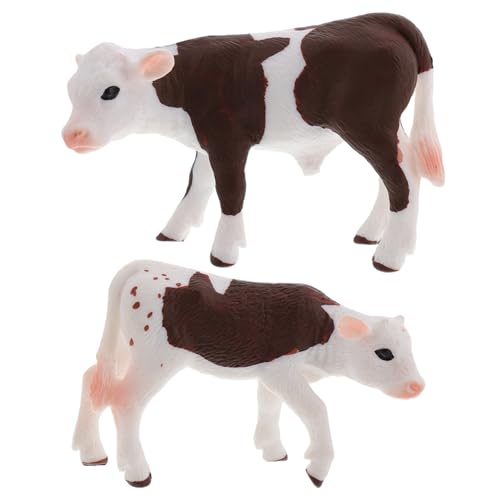 HANABASS 2 Stück Makula-Kuh-Modell Miniatur-kuhfiguren Miniatur-nutztierspielzeug Miniaturen Von Mikrolandschaften Feengartenfiguren Realistische Kuhsammler Miniatur-Kuh- Mini-kühe PVC HANABASS 2 Stück Makula-Kuh-Modell Miniatur-kuhfiguren Miniatur-nutztierspielzeug Miniaturen Von Mikrolandschaften Feengartenfiguren Realistische Kuhsammler Miniatur-Kuh- Mini-kühe PVC von HANABASS
