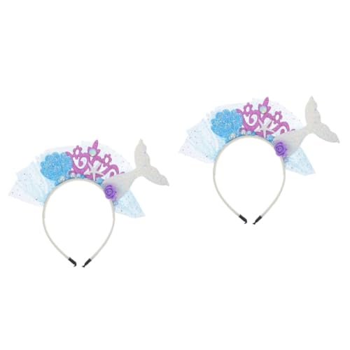 HANABASS 2 Stück Meerjungfrau Haarreif mit Pailletten Langlebiges Rutschfestes Cosplay Accessoire für Frauen und Mädchen Einzigartiges Strandparty Design Komfortables Vielseitiges HANABASS 2 Stück Meerjungfrau Haarreif mit Pailletten Langlebiges Rutschfestes Cosplay Accessoire für Frauen und Mädchen Einzigartiges Strandparty Design Komfortables Vielseitiges von HANABASS