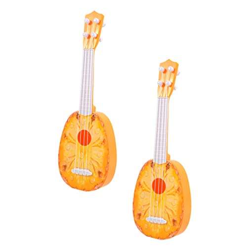 HANABASS 2 Stück Mini Früchte Gitarre Pädagogisches Musikinstrument für Robust und Farbenfroh für Frühe Musikalische für Jungen und Mädchen HANABASS 2 Stück Mini Früchte Gitarre Pädagogisches Musikinstrument für Robust und Farbenfroh für Frühe Musikalische für Jungen und Mädchen von HANABASS