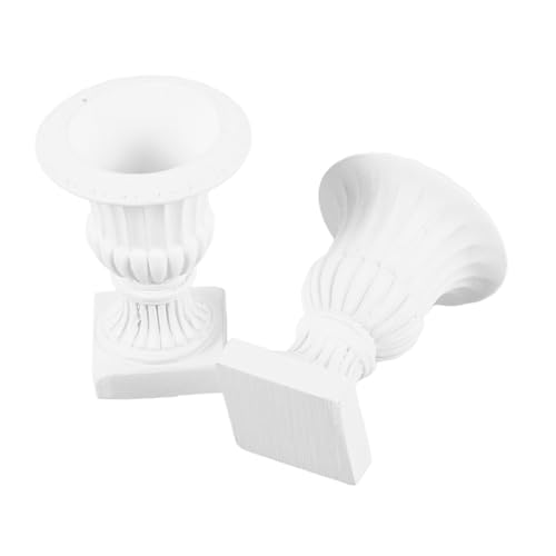 HANABASS 2 Stück Mini-blumentopf Mini-Ornament Puppenhauszubehör Im Freien Mini-puppenhauszubehör Puppenhaus-urnenpflanzgefäße Blumentopfdekoration Miniatur Minivase Basteln Weiß Plastik HANABASS 2 Stück Mini-blumentopf Mini-Ornament Puppenhauszubehör Im Freien Mini-puppenhauszubehör Puppenhaus-urnenpflanzgefäße Blumentopfdekoration Miniatur Minivase Basteln Weiß Plastik von HANABASS