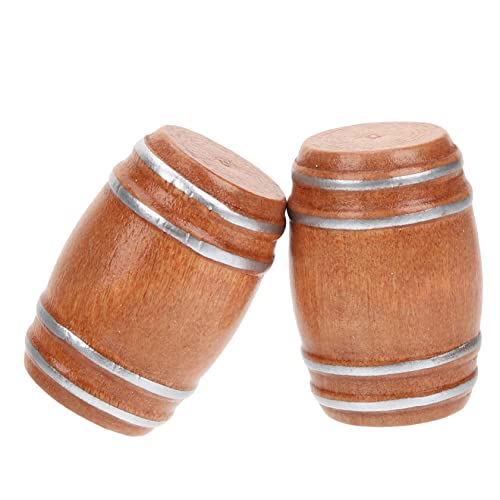 HANABASS 2 Stück Miniatur Holzfass Dekorative Bierfässer für Puppenhaus und Mini Bar Realistische Weinfass Modelle für Einzigartige Wohnaccessoires HANABASS 2 Stück Miniatur Holzfass Dekorative Bierfässer für Puppenhaus und Mini Bar Realistische Weinfass Modelle für Einzigartige Wohnaccessoires von HANABASS