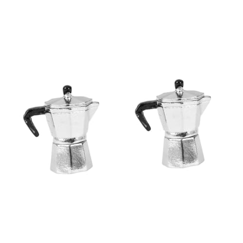 HANABASS 2 Stück Miniatur Kaffeekanne aus Langlebiger Legierung Realistisch Gestaltetes Puppenhaus Zubehör Elegantes Miniatur Küchenaccessoire für Dollhouse und Miniaturszene Robust und HANABASS 2 Stück Miniatur Kaffeekanne aus Langlebiger Legierung Realistisch Gestaltetes Puppenhaus Zubehör Elegantes Miniatur Küchenaccessoire für Dollhouse und Miniaturszene Robust und von HANABASS